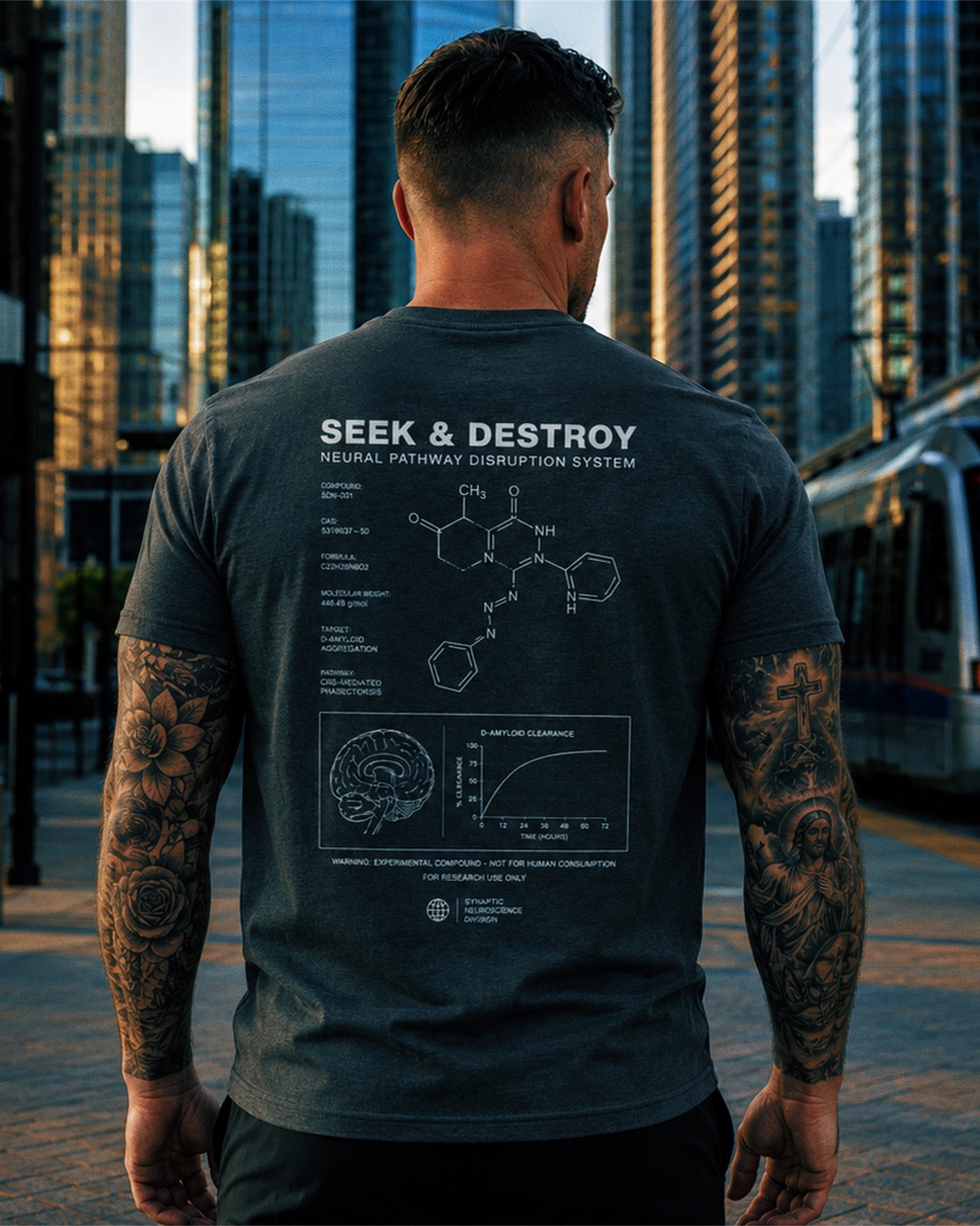 Muscle = Mitochondria Tee back graphic