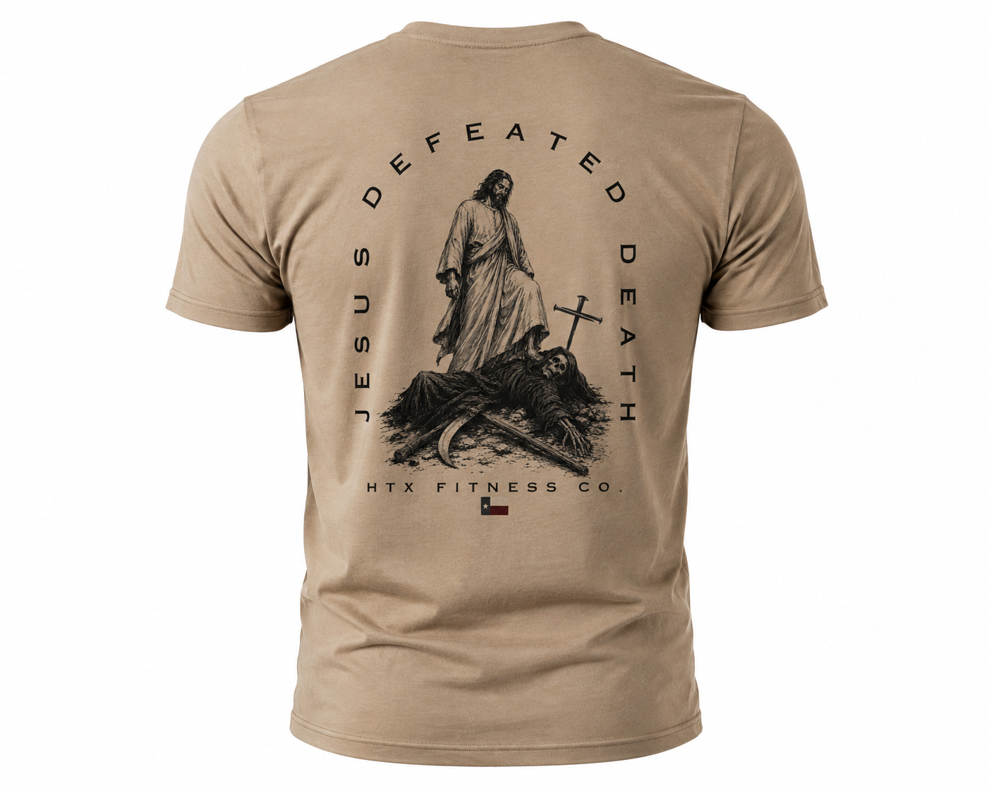 Defeated Death Tee back graphic