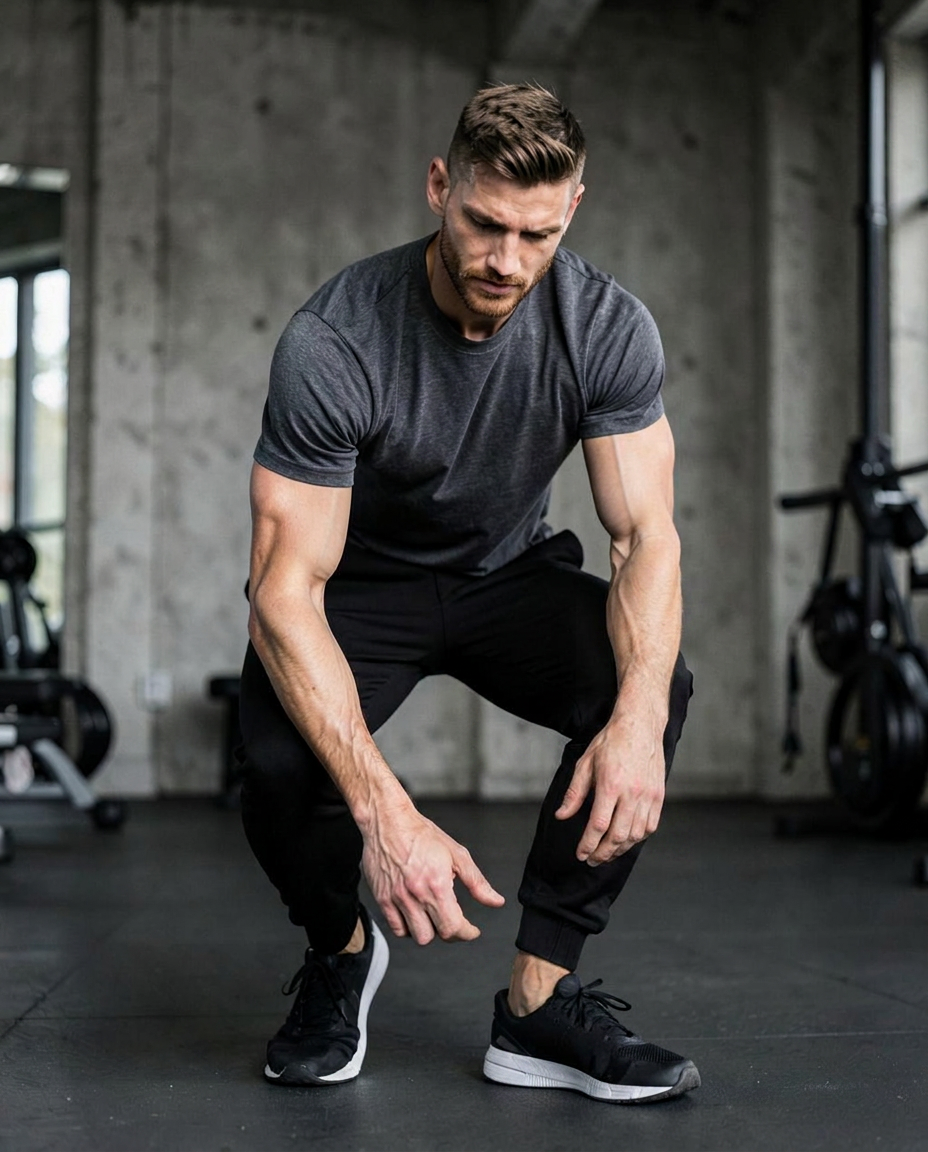 Model wearing the Slim Jogger